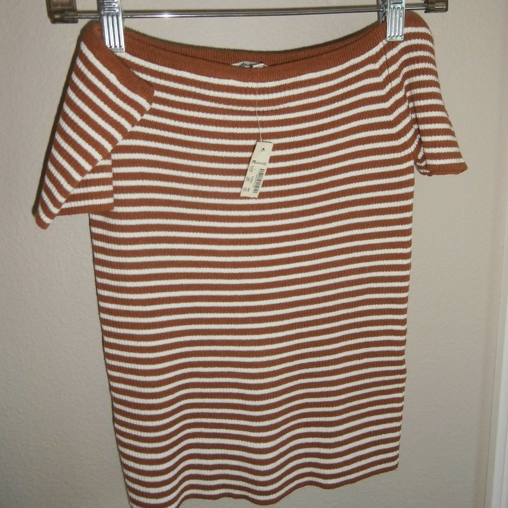Madewell Off the shoulder Top, L NWT